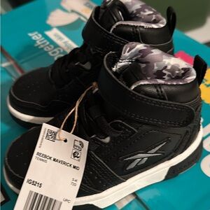 Reebok Kids Black and White Sneakers